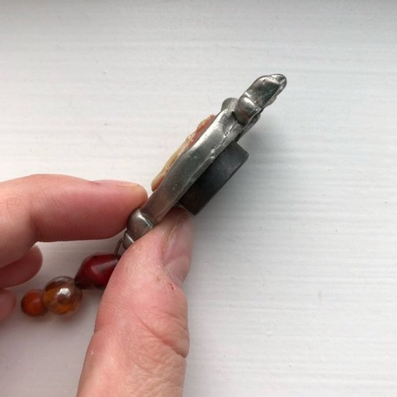 Pewter & Clay Beaded ‘Maiden’ Magnet - Picture 5 of 6